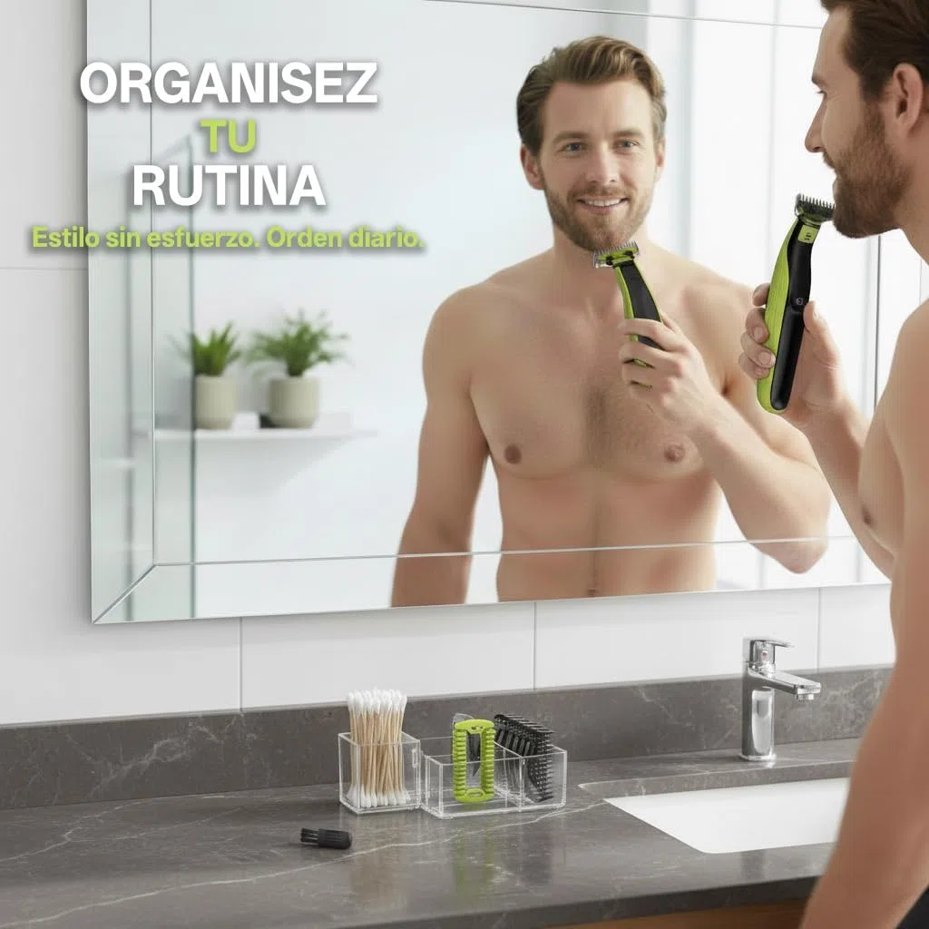 Guards Kit Plus per Philips Norelco OneBlade, pettini guida 1-6 mm, pettine corpo di ricambio, cappuccio protettivo e supporto organizzatore