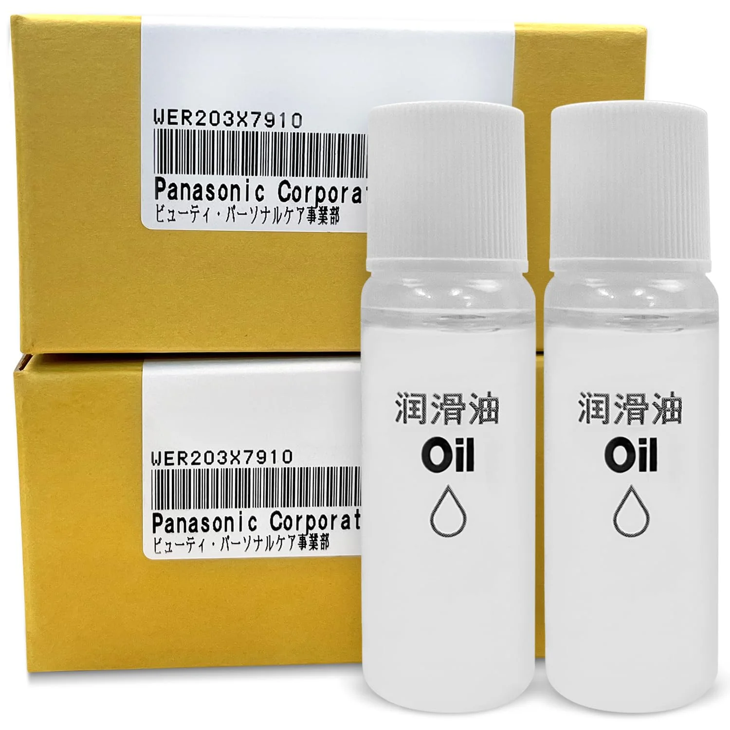 VIOKS 2 testine di rasatura olio 15 ml di ricambio per Panasonic WER203X7910 marrone 5281880 rasoio olio per tagliacapelli – coltello tagliacapelli